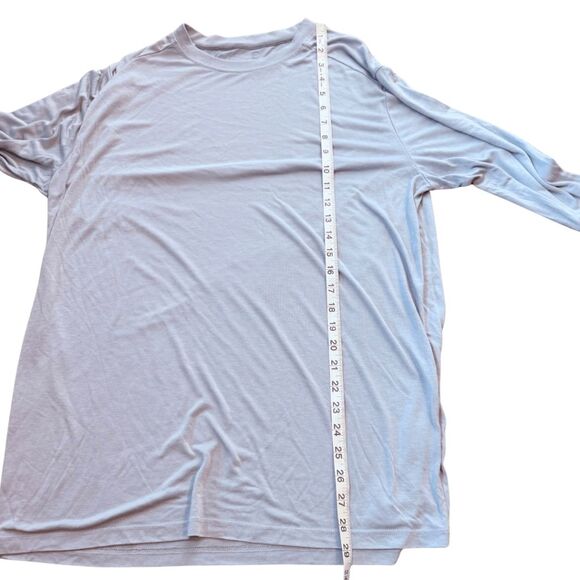 Free Fly Men's Crew Neck Comfort On Adventure Out Performance Bamboo Tee Blue XL - Picture 9 of 10